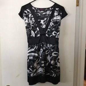 Black and White Blouse